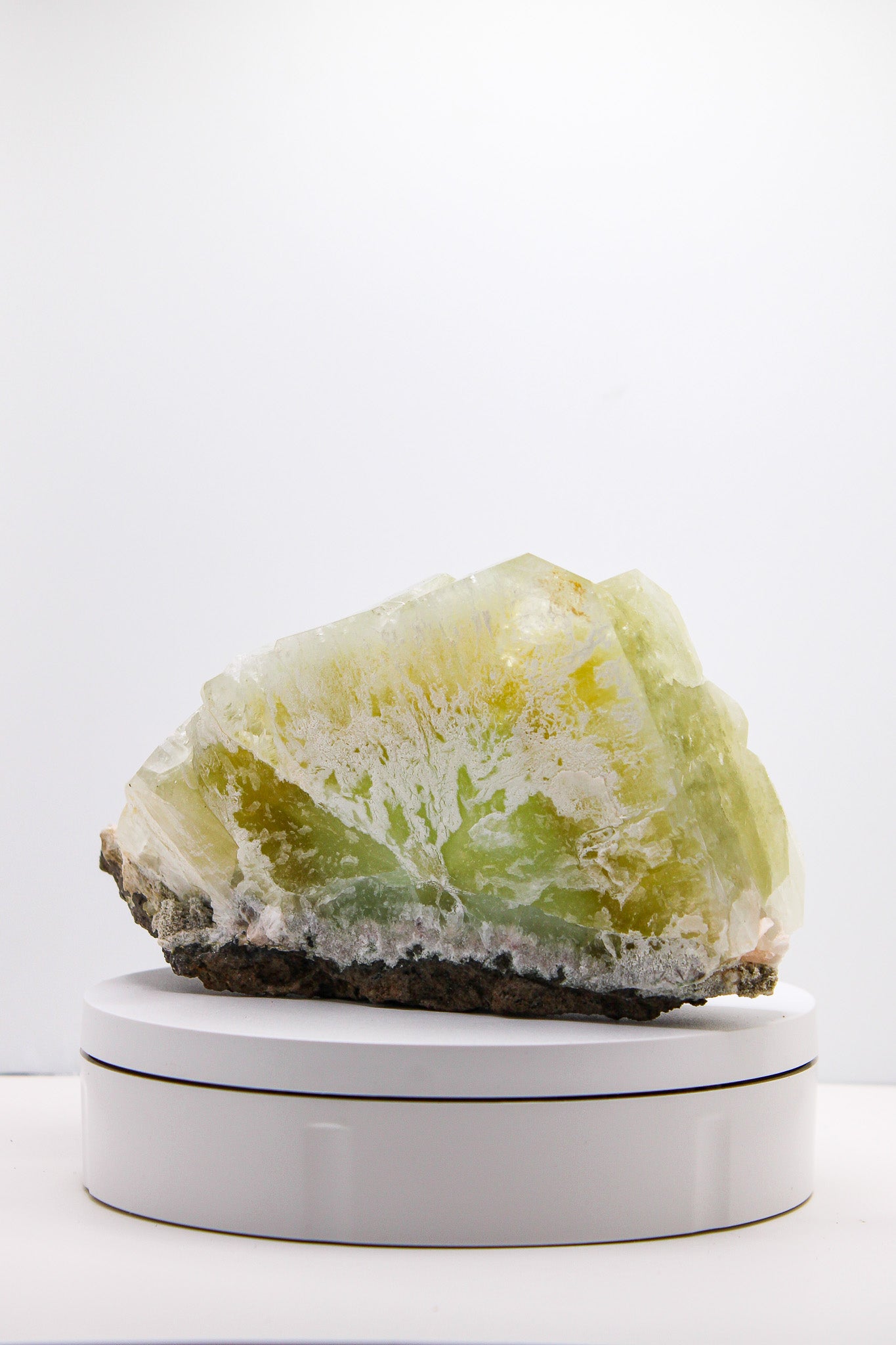 Green Apophyllite Slice