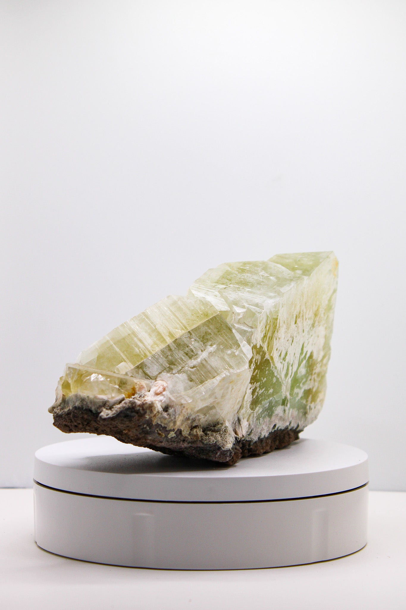 Green Apophyllite Slice