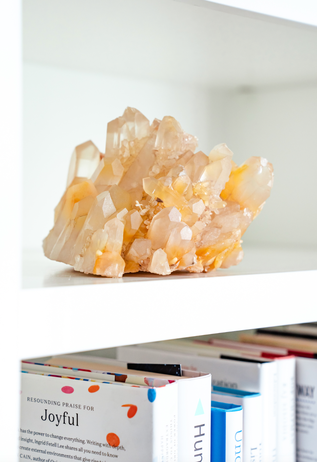 Congo Citrine and Quartz Cluster