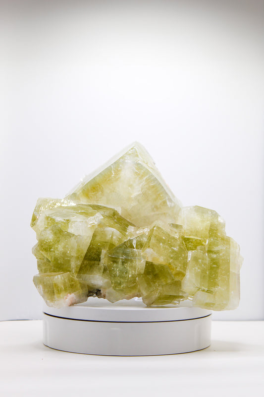 Green Apophyllite with Stilbite