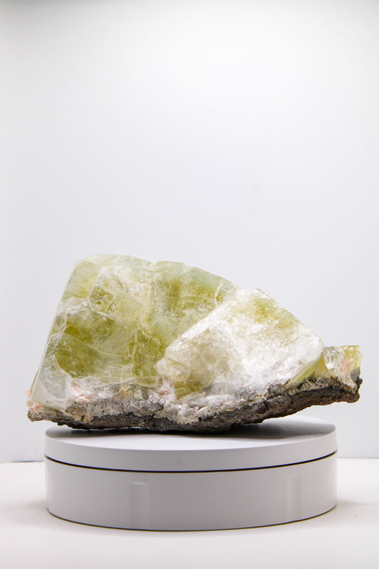 Green Apophyllite Slice