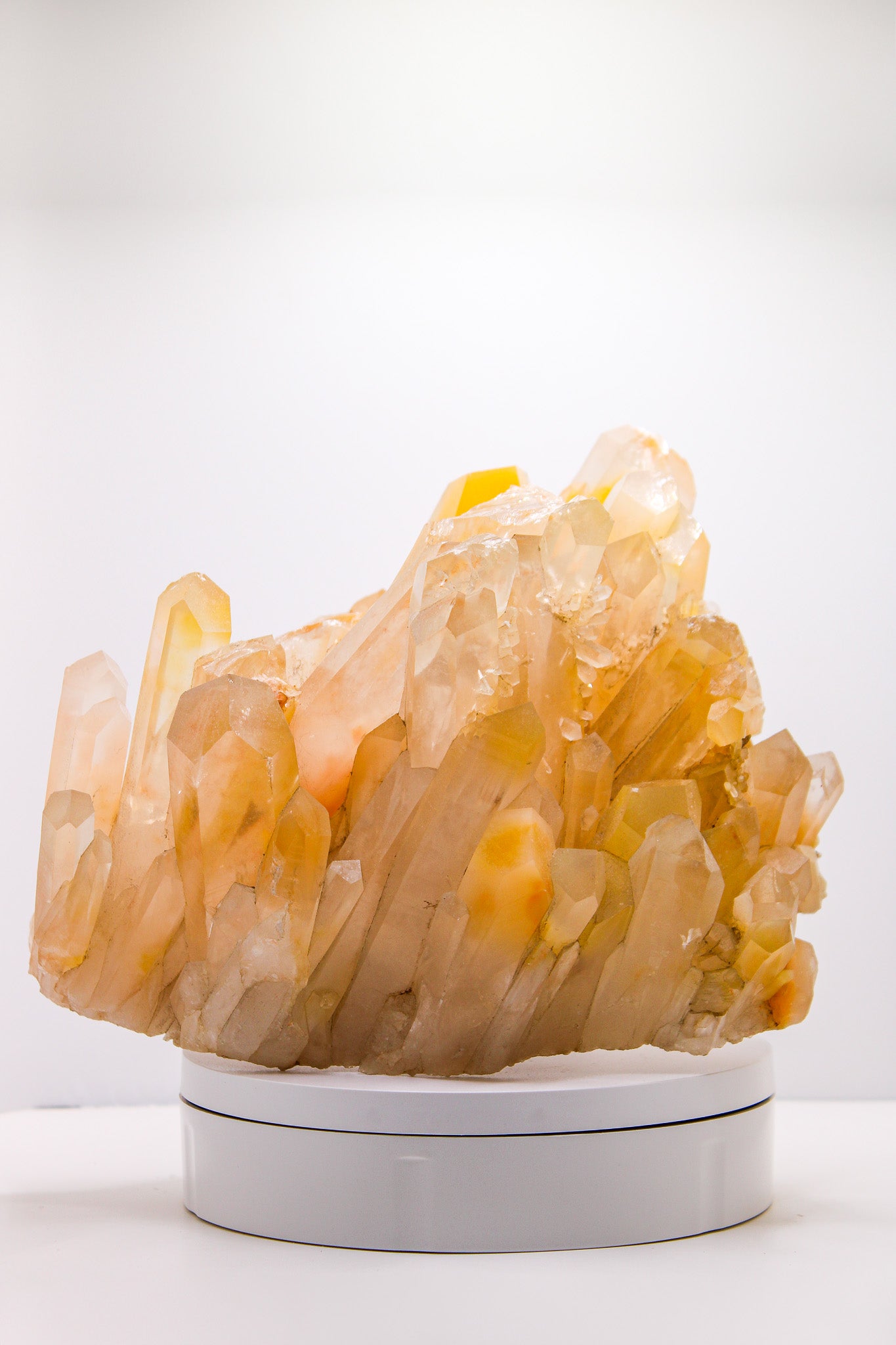 Congo Citrine and Quartz Cluster