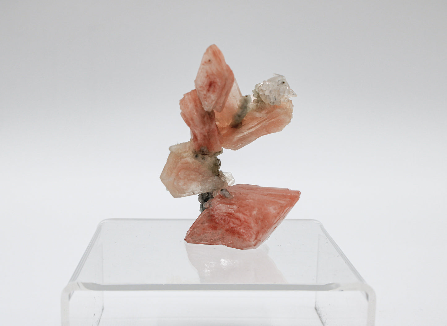 Stilbite on Druzy Quartz Stalactite